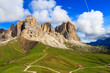 Sassolungo group in Dolomites Sassolungo group in Dolomites