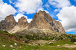 Sassolungo group in Dolomites Sassolungo group in Dolomites