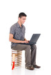 Teenager boy student