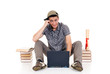 Teenager boy student