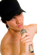 Teen boy singer