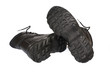 black hiking boots