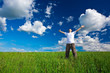 man on field