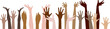Happy hands vector Happy hands vector