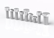 Three-dimensional granting of different bolts Three-dimensional granting of different bolts