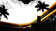 Illustration 303 mit Palmen und Ornamenten Illustration 303 mit Palmen und Ornamenten