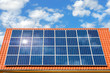 Solaranlage auf dem Dach