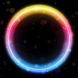 Rainbow Circle Border with Sparkles and Swirls. Rainbow Circle Border with Sparkles and Swirls.