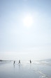 Unter der Sonne am Meer
