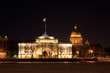 Photo: Night St. Petersburg. St. Isaac's Cathedral and the Admiralty Night St. Petersburg. St. Isaac's Cathedral and the Admiralty