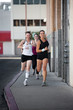Women racing for fun.
