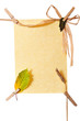 Blatt Papier Leine