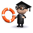 3d Graduate gets rescued