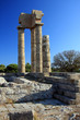 Greece, Rhodes,Acropolis, temple ruins Greece, Rhodes,Acropolis, temple ruins