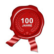 Photographie : Jubiläum 100 Jahre, Urkunde, Plakette, Siegel