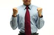 Business man pose