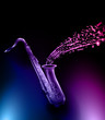 jazz vector saxophone