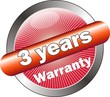 3 years warranty icon 3 years warranty icon