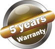 5 years warranty icon 5 years warranty icon