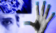 Photo: Technology collage depicting tech biometrics Technology collage depicting tech biometrics