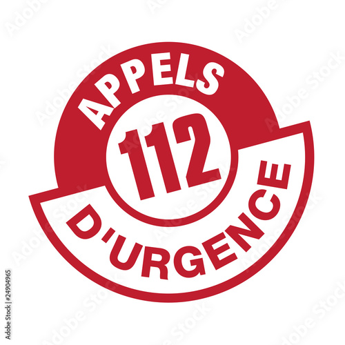 Vecteur : 112 appel d'urgence 112 appel d'urgence