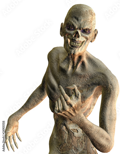 Illustration: freundlicher Zombie freundlicher Zombie