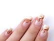 Airbrush Nails French Design weiss/beige