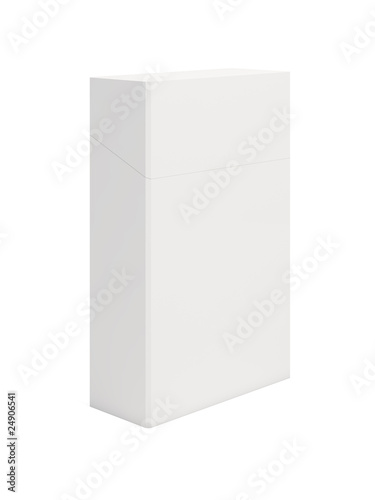 Foto: Closed white cigarettes pack Closed white cigarettes pack