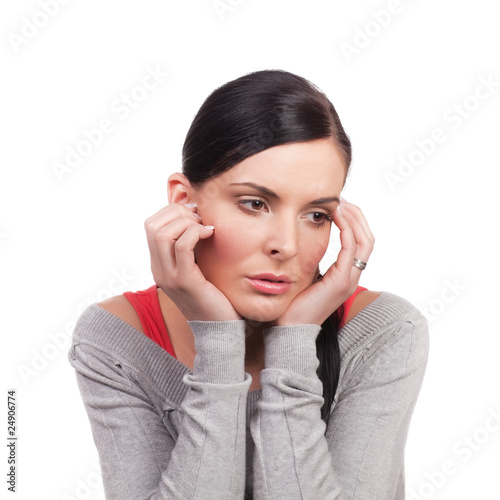 Photo: Portrait of sad woman Portrait of sad woman