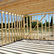 Dalle béton et structure bois