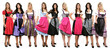bayrische Madl im Dirndl  COLLAGE