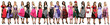 bayrische Madl im Dirndl  COLLAGE
