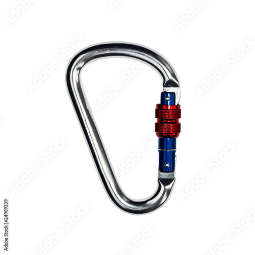 Photo: Isolated Carabiner Isolated Carabiner