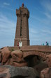 Le phare de Mean Ruz à Ploumanach (Côtes d'Armor, Bretagne)