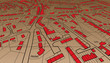 Angled map
