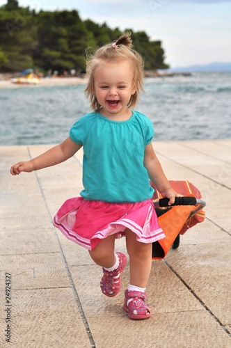 Photo: baby on beach baby on beach