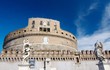 Sant' Angelo Bridge and Castle Sant Angelo in Rome Sant' Angelo Bridge and Castle Sant Angelo in Rome