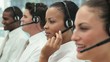 Video: Businesspeople on Headsets Businesspeople on Headsets