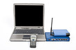 concept of a home office sme network on white