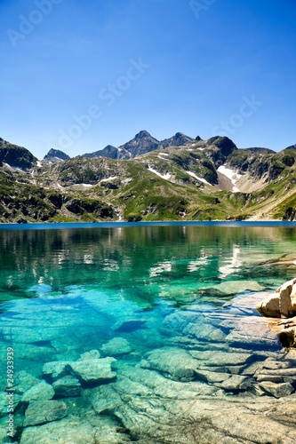 Photo: Lac d'Artouste (Pyrénées) Lac d'Artouste (Pyrénées)