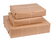 Parcels isolated on white Parcels isolated on white
