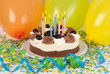 Foto: Birthday cake with colorful decoration Birthday cake with colorful decoration