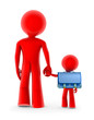 parent walking a child to school holding its hand parent walking a child to school holding its hand