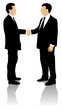 Two well dressed business men shaking hands Two well dressed business men shaking hands