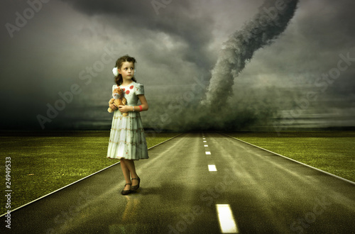 Photo: girl tornado girl tornado