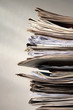 Stack of newspapers