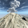 Volcanic crater