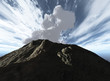 Volcanic crater