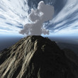 Volcanic crater