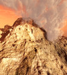 Volcanic crater